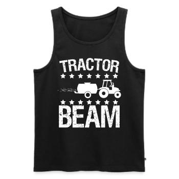 Farmer Tractor Tractor Farmer Farmer - Men's Premium Organic Tank Top - black - Front - Michal (187cm)