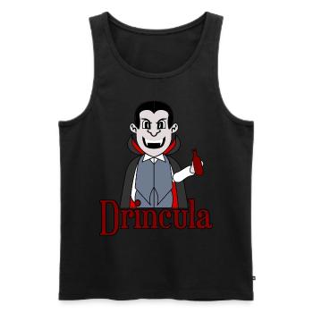 Bière Boire de l’alcool Vampire Schnaps - Débardeur bio Premium Homme - noir - Devant - Michal (187cm)