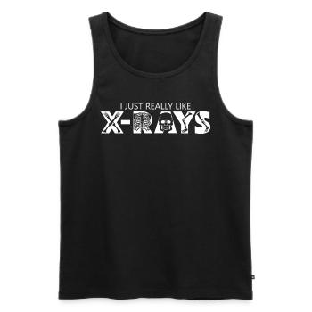 Radiologie Röntgenbild Röntgen Radiologe - Männer Premium Bio Tank Top - Schwarz - Vorne - AI Model Male 178 light (178cm)