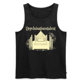 Orgel Orgelspieler Organisten Organist - Männer Premium Bio Tank Top - Schwarz - Vorne - Michal (187cm)