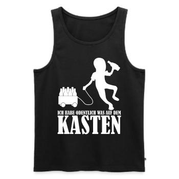 Bier Braumeister Bierbrauer Vatertag - Männer Premium Bio Tank Top - Schwarz - Vorne - Michal (187cm)