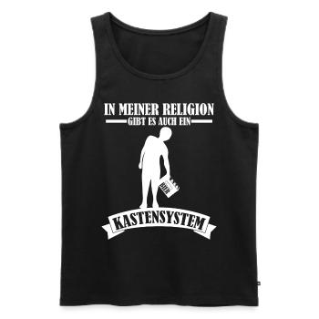 Bier Bierkiste Vatertag Hobbybrauer - Männer Premium Bio Tank Top - Schwarz - Vorne - AI Model Male 178 light (178cm)