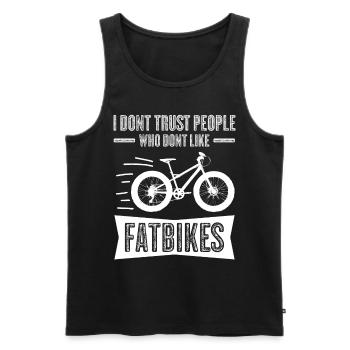 Fatbike Joke Fat Bike - Männer Premium Bio Tank Top - Schwarz - Vorne - AI Model Male 178 light (178cm)
