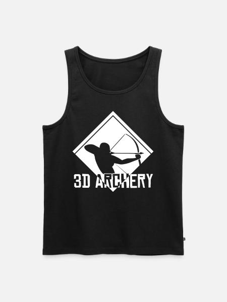 3D Archery Archer Archery - Men's Premium Organic Tank Top - black