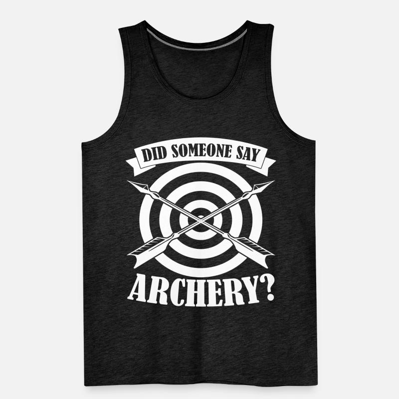 3D Archery Joke Archery Men's Premium Organic Tank Top
