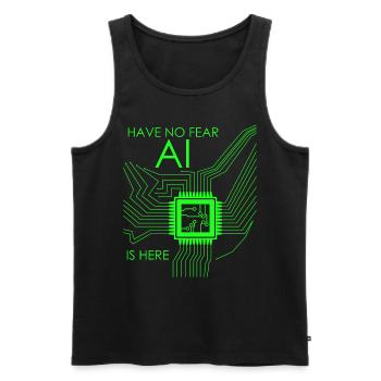 Artifical Intelligence Programmer - Männer Premium Bio Tank Top - Schwarz - Vorne - AI Model Male 178 light (178cm)