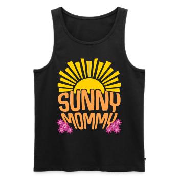 Summer Sun Mom - Men's Premium Organic Tank Top - black - Front - Michal (187cm)