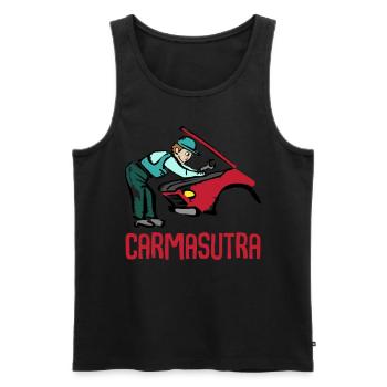 Tuner Mechanic Car Workshop Tuning - Men's Premium Organic Tank Top - black - Front - Michal (187cm)