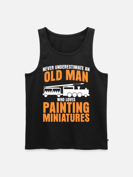 Modellbauer Eisenbahn Modellbau - Männer Premium Bio Tank Top - Schwarz