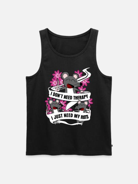 Rat Rat Owner Rats - Men's Premium Organic Tank Top - black