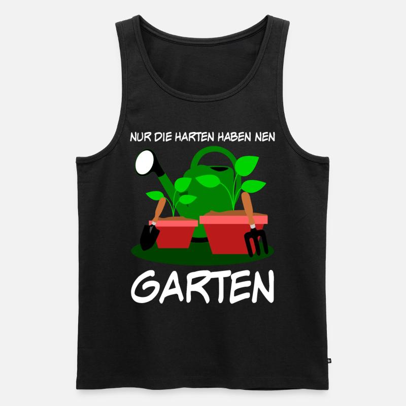 Garten Spruch Galabau Galabauer Gärtner - Männer Premium Bio Tank Top - Schwarz