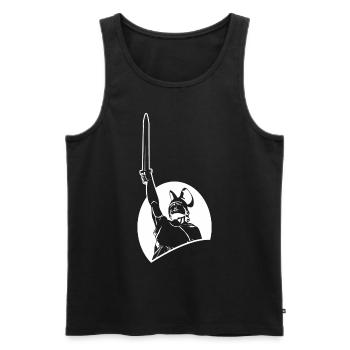 Hermann Monument Varus Battle - Men's Premium Organic Tank Top - charcoal grey - Front - Alexander (188cm)