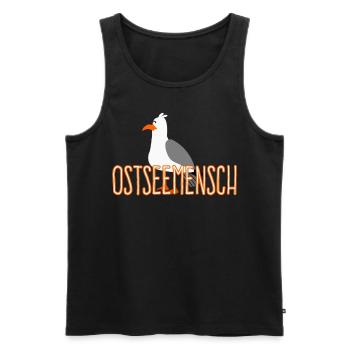 Ostsee Ostseeküste Ostseemensch - Männer Premium Bio Tank Top - Schwarz - Vorne - Michal (187cm)