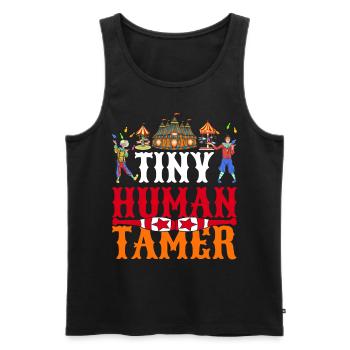 Circus Artist Carnival Gift Funny Circus - Men's Premium Organic Tank Top - black - Front - AI Model Male 178 light (178cm)