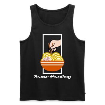 Ramen Nudelsuppe Anime Nudeln - Männer Premium Bio Tank Top - Schwarz - Vorne - Michal (187cm)