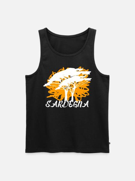 Sardaigne Sardaigne Sardaigne - Débardeur bio Premium Homme - noir