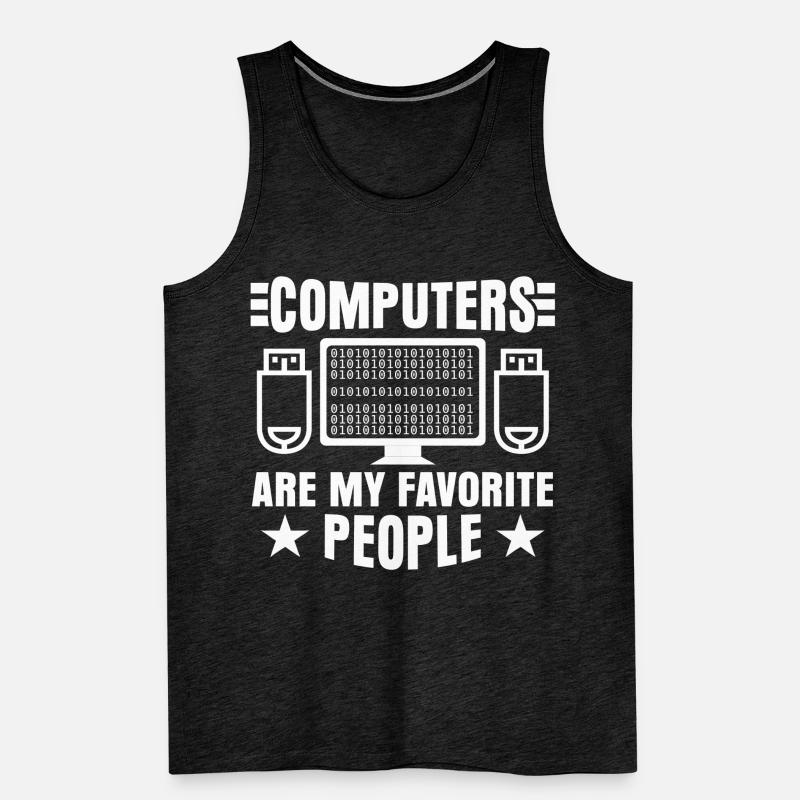 Admin Programmer Computer Scientist Men's Premium Organic Tank Top