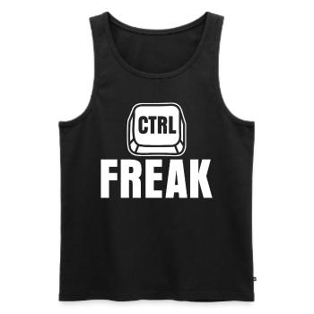 Informatiker Admin Programmierer - Männer Premium Bio Tank Top - Schwarz - Vorne - AI Model Male 178 light (178cm)