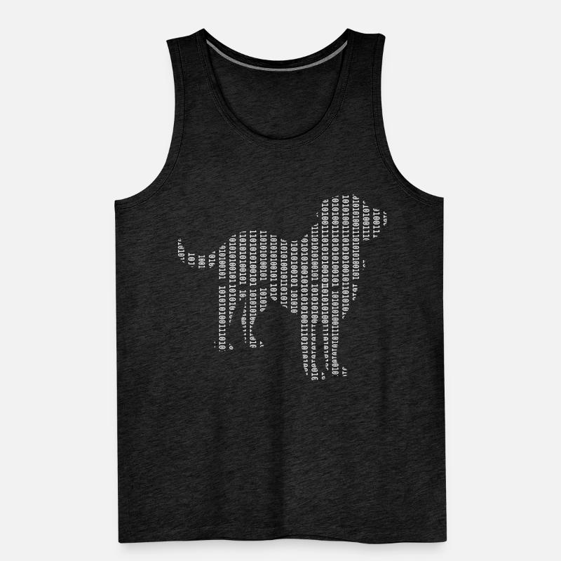 Informaticien Chien Admin Programmeur Débardeur bio Premium Homme