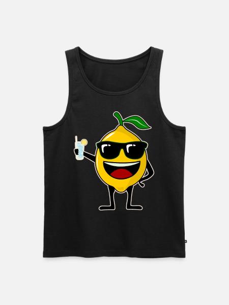 Lemon Party Lemon - Men's Premium Organic Tank Top - black