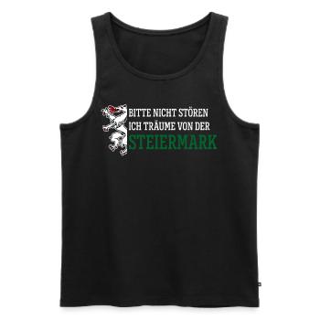 Österreich Steiermark - Männer Premium Bio Tank Top - Schwarz - Vorne - Michal (187cm)