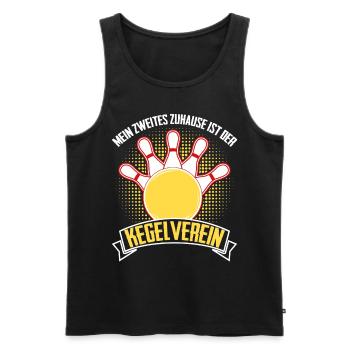 Kegelverein Kegeln Kegler - Männer Premium Bio Tank Top - Schwarz - Vorne - Michal (187cm)
