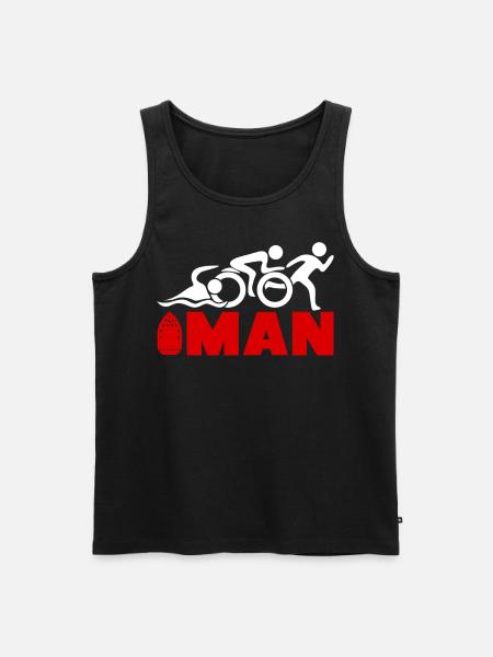 Triathlon Joke Triathletes Triathlete - Men's Premium Organic Tank Top - black