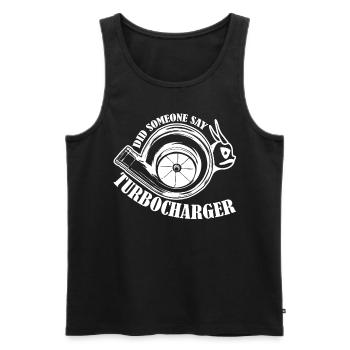 Turbolader Werktsatt Tuning Auto Tuner - Männer Premium Bio Tank Top - Schwarz - Vorne - Michal (187cm)