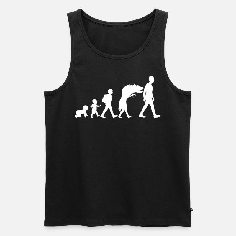 Pubertät - Männer Premium Bio Tank Top - Schwarz