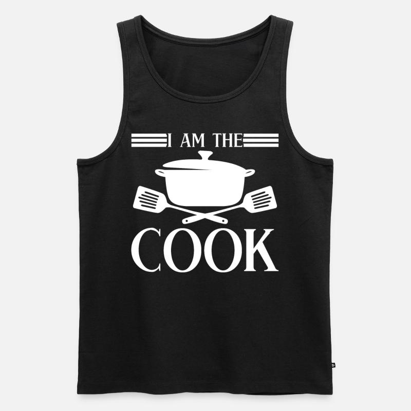 Kochen Koch Küchenchef Küche Hobbykoch - Männer Premium Bio Tank Top - Schwarz