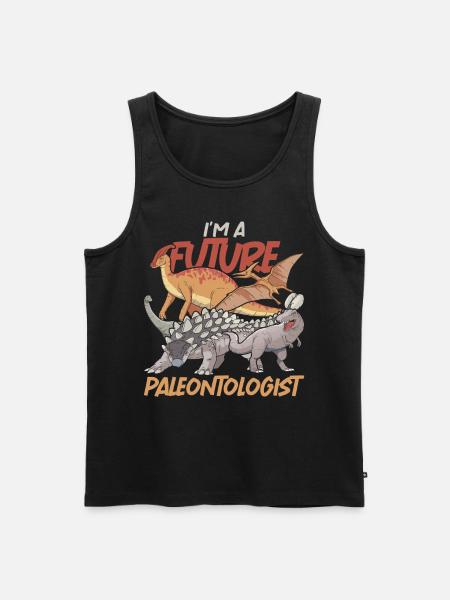 Paleontology Gift Future Paleontologist - Men's Premium Organic Tank Top - black