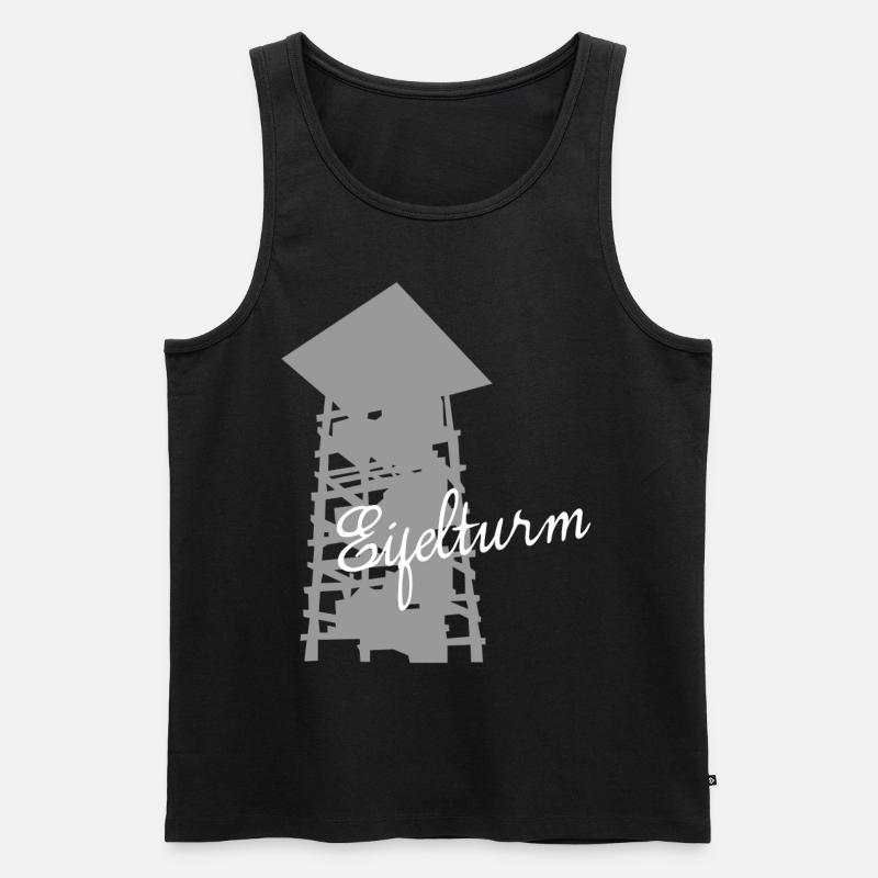 Eifel Eifeler Aussichtsturm Eifler - Männer Premium Bio Tank Top - Schwarz