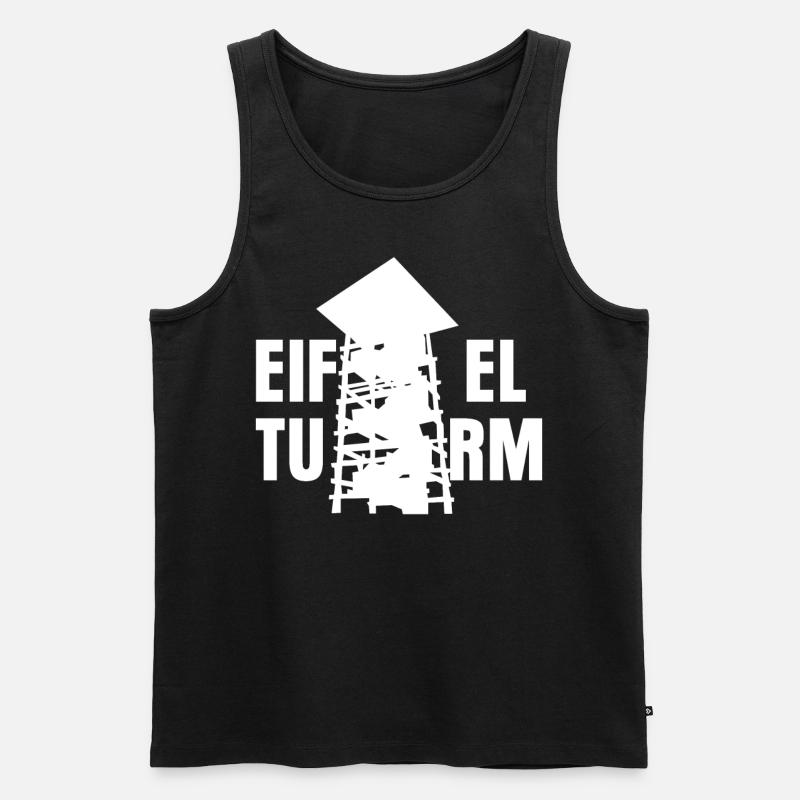 Eifel Aussichtsturm Eifler Eifeler - Männer Premium Bio Tank Top - Schwarz