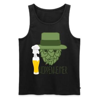 Hops Beer Hobby Brewers Beer Brewers - Men's Premium Organic Tank Top - black - Front - AI Model Male 178 light (178cm)