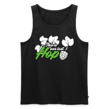 Hopfen Bier Witz Hobbybrauer Bierbrauer - Männer Premium Bio Tank Top - Schwarz - Vorne - AI Model Male 178 light (178cm)