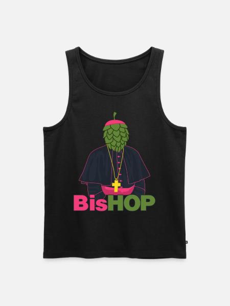 Hops Bishop Beer Brewery - Men's Premium Organic Tank Top - black