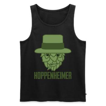 Hops Brewery Hobby Brewer Brewer - Men's Premium Organic Tank Top - black - Front - AI Model Male 178 light (178cm)