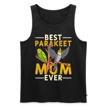 Beste Sittich Mama Muttertag Geschenk Sittich - Männer Premium Bio Tank Top - Schwarz - Vorne - AI Model Male 178 light (178cm)