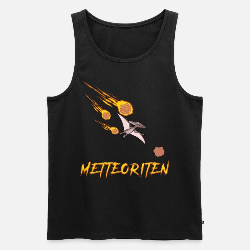 Hackfleisch Mettbällchen Mettbrötchen - Männer Premium Bio Tank Top - Schwarz