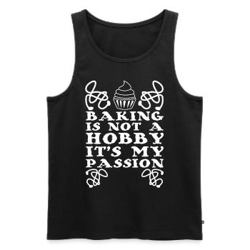 Boulangerie, boulangerie, confiserie, boulanger - Débardeur bio Premium Homme - noir - Devant - Michal (187cm)