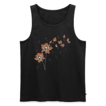 Pet Dogs Gift Dandelion Cocker Spaniel - Men's Premium Organic Tank Top - black - Front - Michal (187cm)