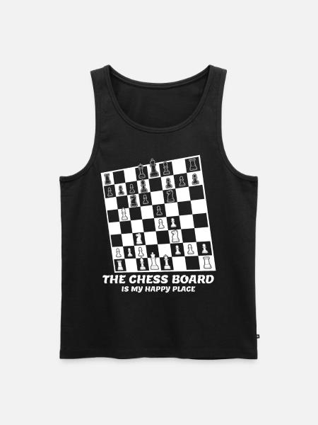 Chess Pieces - Men's Premium Organic Tank Top - black