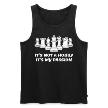 Chess Pieces Chess Board - Männer Premium Bio Tank Top - Schwarz - Vorne - Michal (187cm)