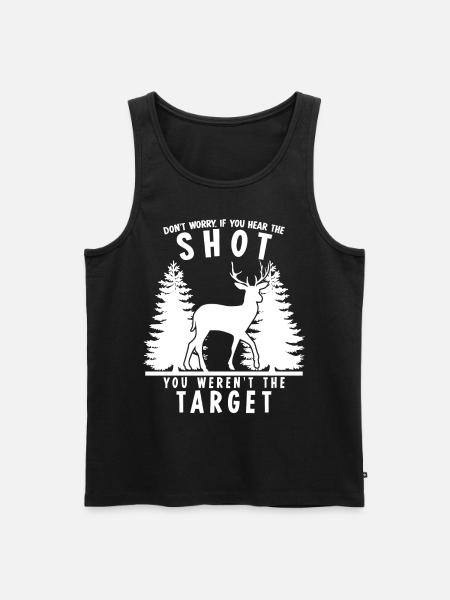 Hunters Hunter Hunting - Männer Premium Bio Tank Top - Schwarz