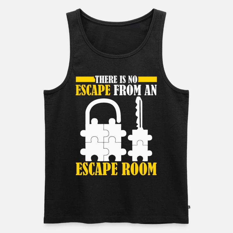 Jeu d’évasion Escape Game - Débardeur bio Premium Homme - noir