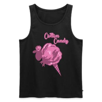 Funny Sheep Shepherd - Men's Premium Organic Tank Top - black - Front - Michal (187cm)