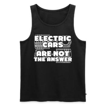 Workshop Mechanic Mechanics Car - Men's Premium Organic Tank Top - black - Front - AI Model Male 178 light (178cm)