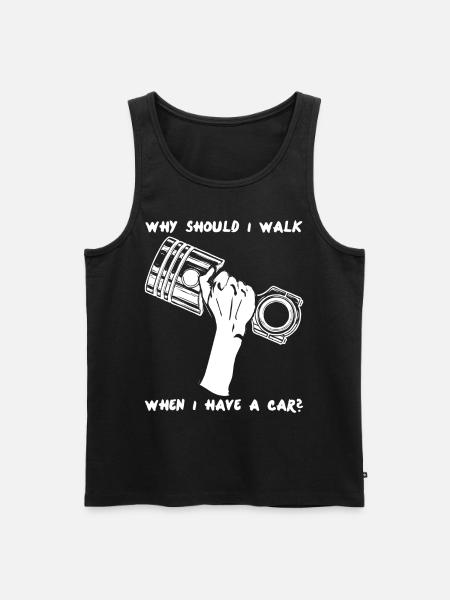 Mechanic Combustion Engine Mechanics Car - Men's Premium Organic Tank Top - black