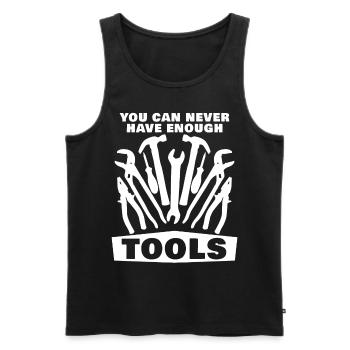 Tool DIY Craftsman Tools - Männer Premium Bio Tank Top - Schwarz - Vorne - AI Model Male 178 light (178cm)