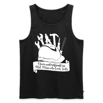 Craftsman Tool DIY Tools - Männer Premium Bio Tank Top - Schwarz - Vorne - AI Model Male 178 light (178cm)